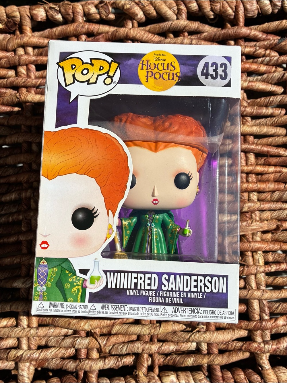 Funko Winifred Sanderson Pop! Figure - Green Outfit, Orange Hair